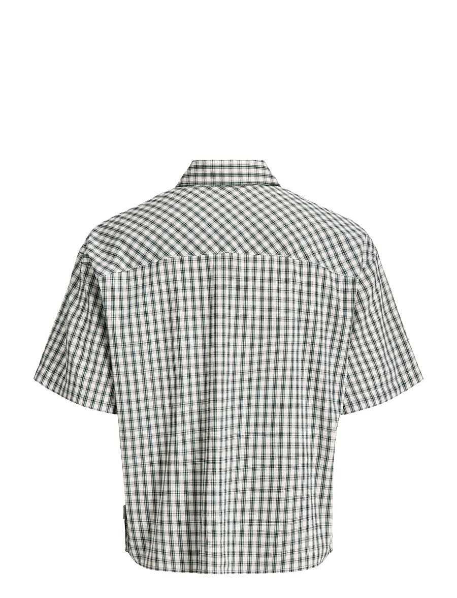 Jack & Jones - JORATOCHA CHECK SHIRT SS - ternede skjorter - pine grove - 1