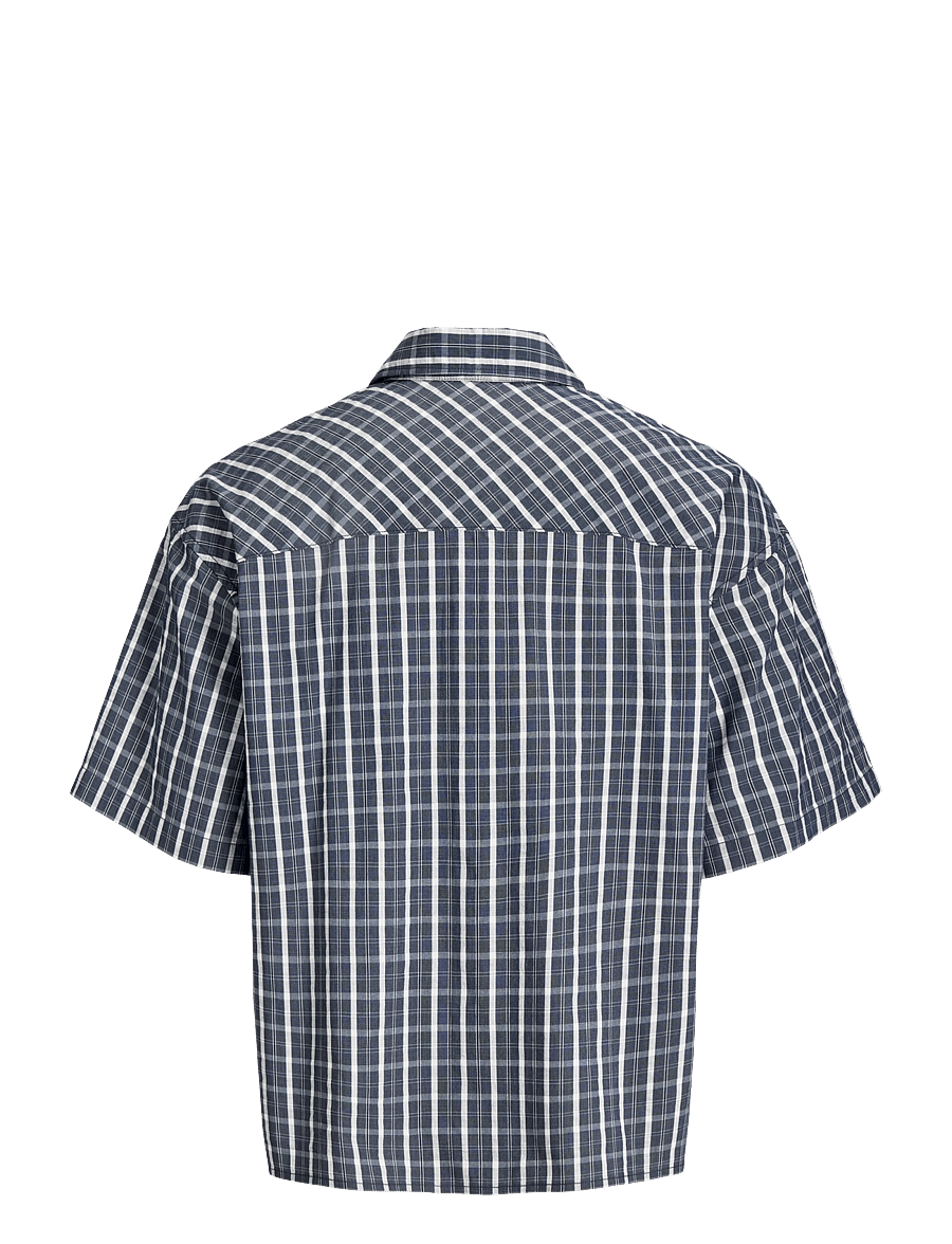 Jack & Jones - JORATOCHA CHECK SHIRT SS - karierte hemden - sky captain - 1