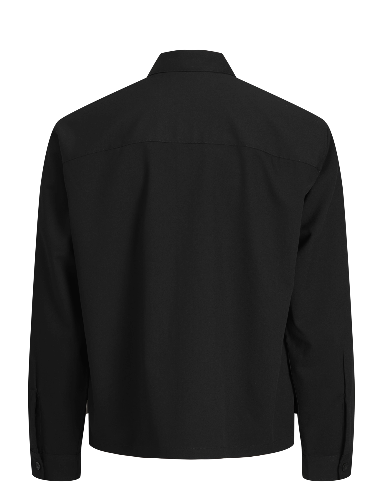 Jack & Jones - JORCHAMBERI TOBY ZIP SHIRT LS - vabaajasärgid - black - 1