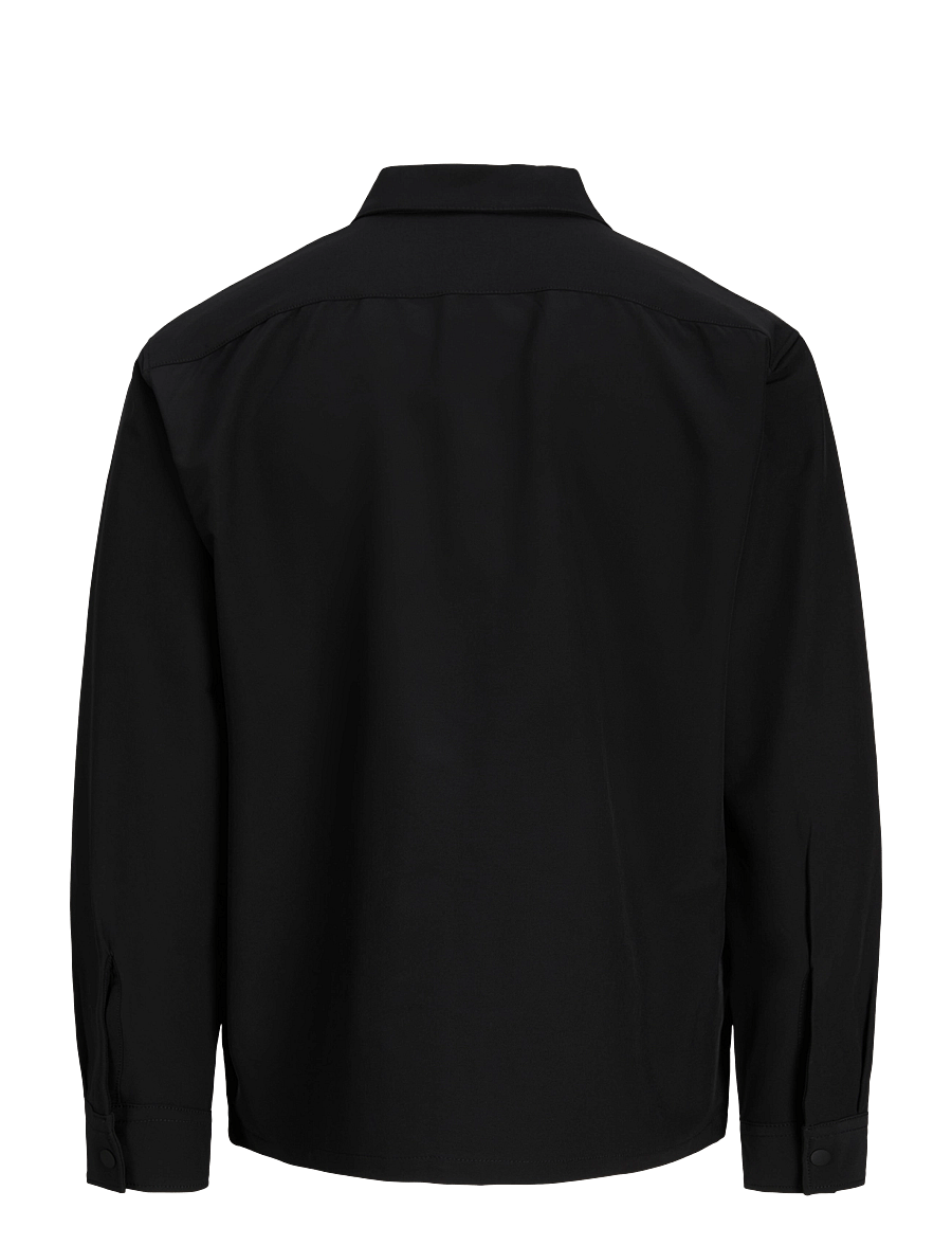 Jack & Jones - JCOFUSION TECH ZIP OVERSHIRT - sügisjoped - black - 1