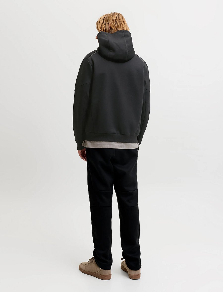 Jack & Jones - JCOFUSION SWEAT FULL ZIP HOOD - kevadjoped - black - 3