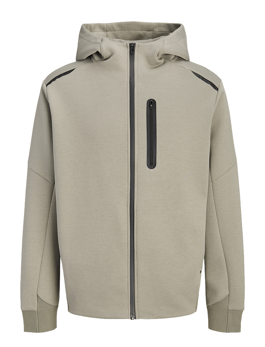 Jack & Jones - JCOFUSION SWEAT FULL ZIP HOOD - vetiver - 1