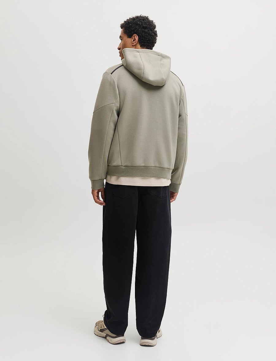 Jack & Jones - JCOFUSION SWEAT FULL ZIP HOOD - vetiver - 3