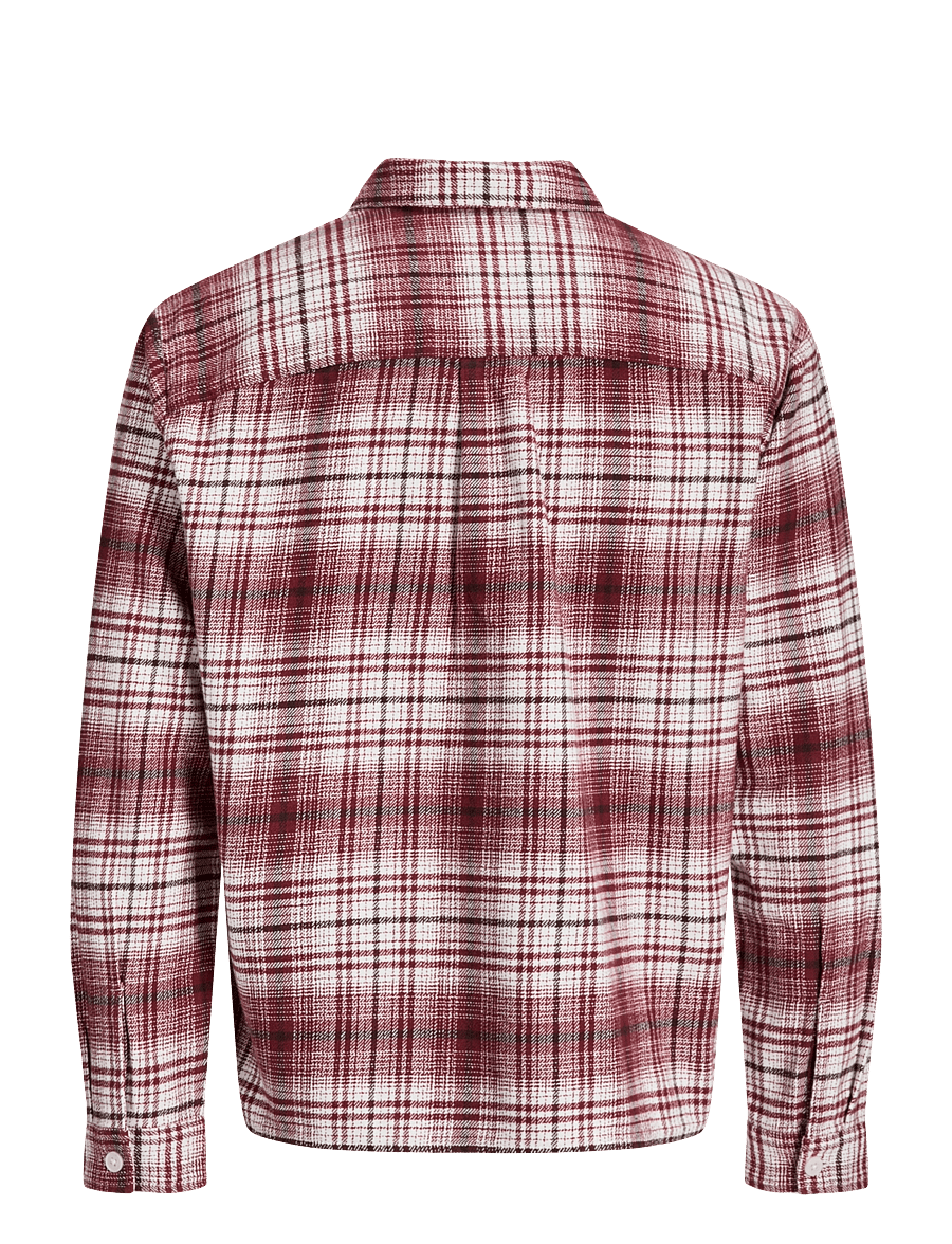 Jack & Jones - JORFREDERIKSBERG FLANNEL OVERSHIRT LS SN - flannel-skjorter - chocolate truffle - 1