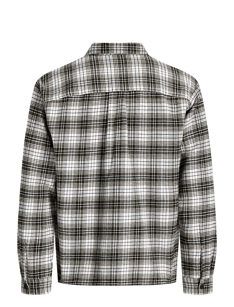 Jack & Jones - JORFREDERIKSBERG FLANNEL OVERSHIRT LS SN - rosin - 1