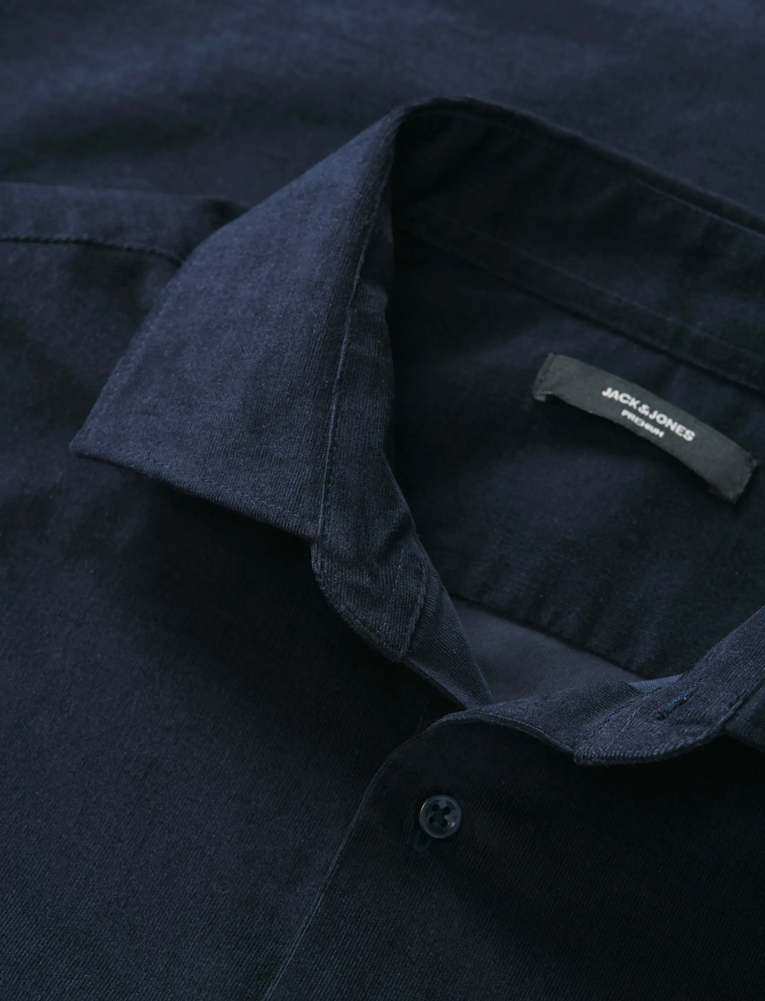 Jack & Jones - JPRBLAPARKER CORDUROY L/S SHIRT BF - velvetsärgid - night sky - 2