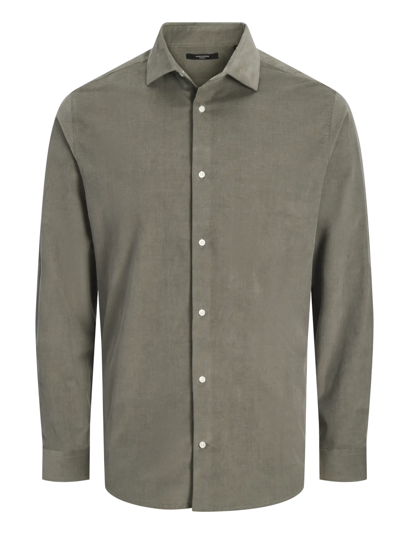 Jack & Jones JPRBLAPARKER CORDUROY L/S SHIRT BF - Velvetsärgid - SMOKEY OLIVE / khaki/green
