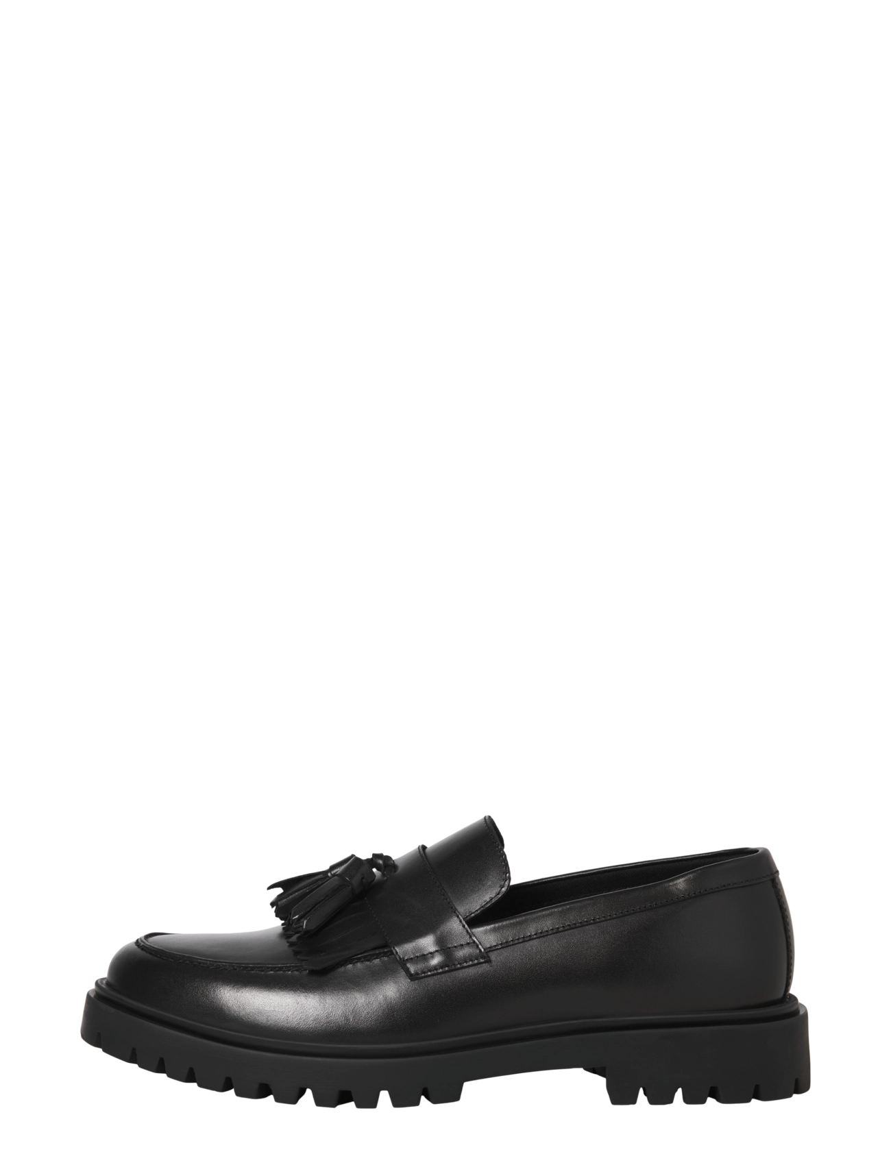 Jack & Jones JFWMILANO LEATHER LOAFER - Vis alt - BLACK / black