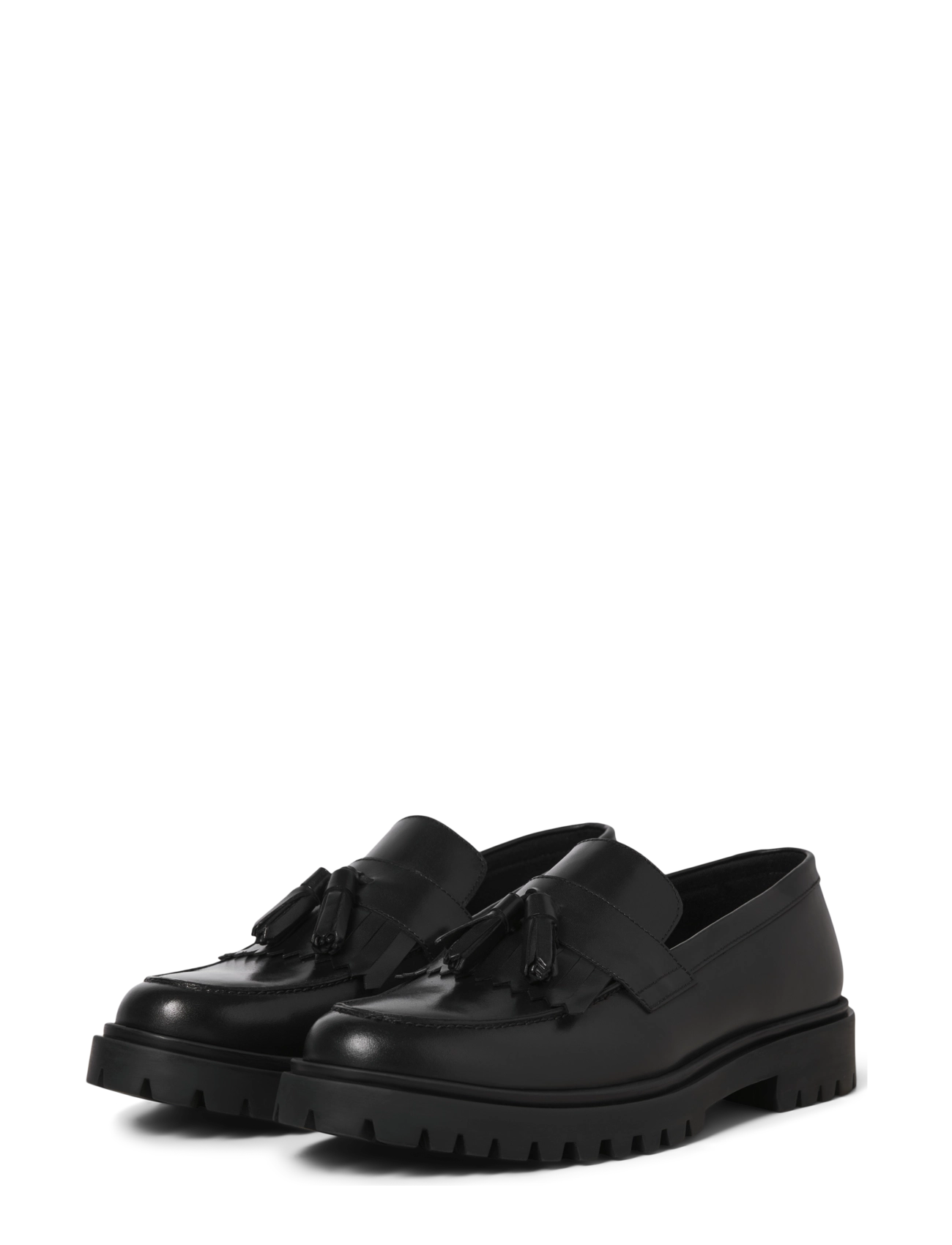 Jack & Jones - JFWMILANO LEATHER LOAFER - kollektioner - black - 1