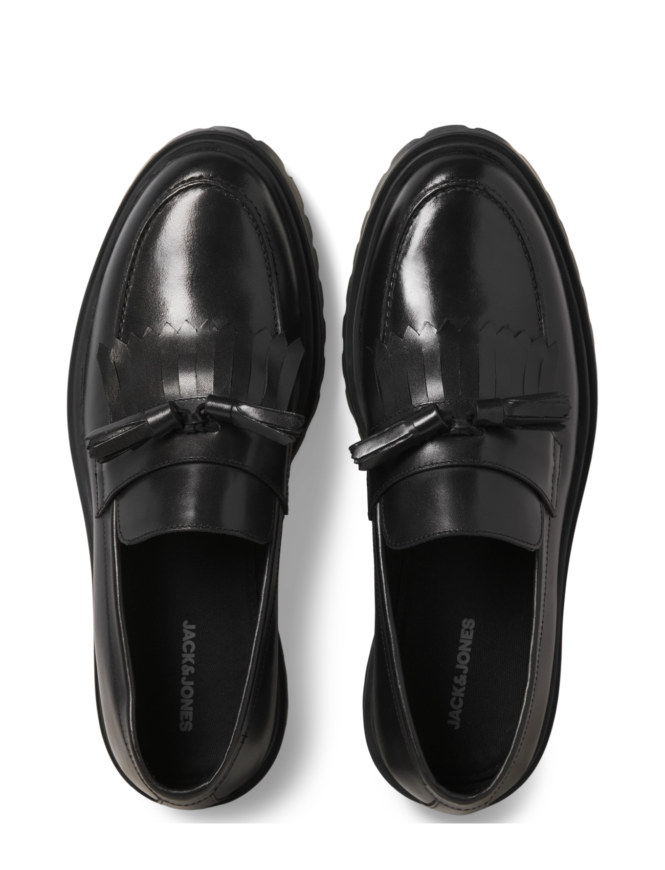 Jack & Jones - JFWMILANO LEATHER LOAFER - kollektioner - black - 2