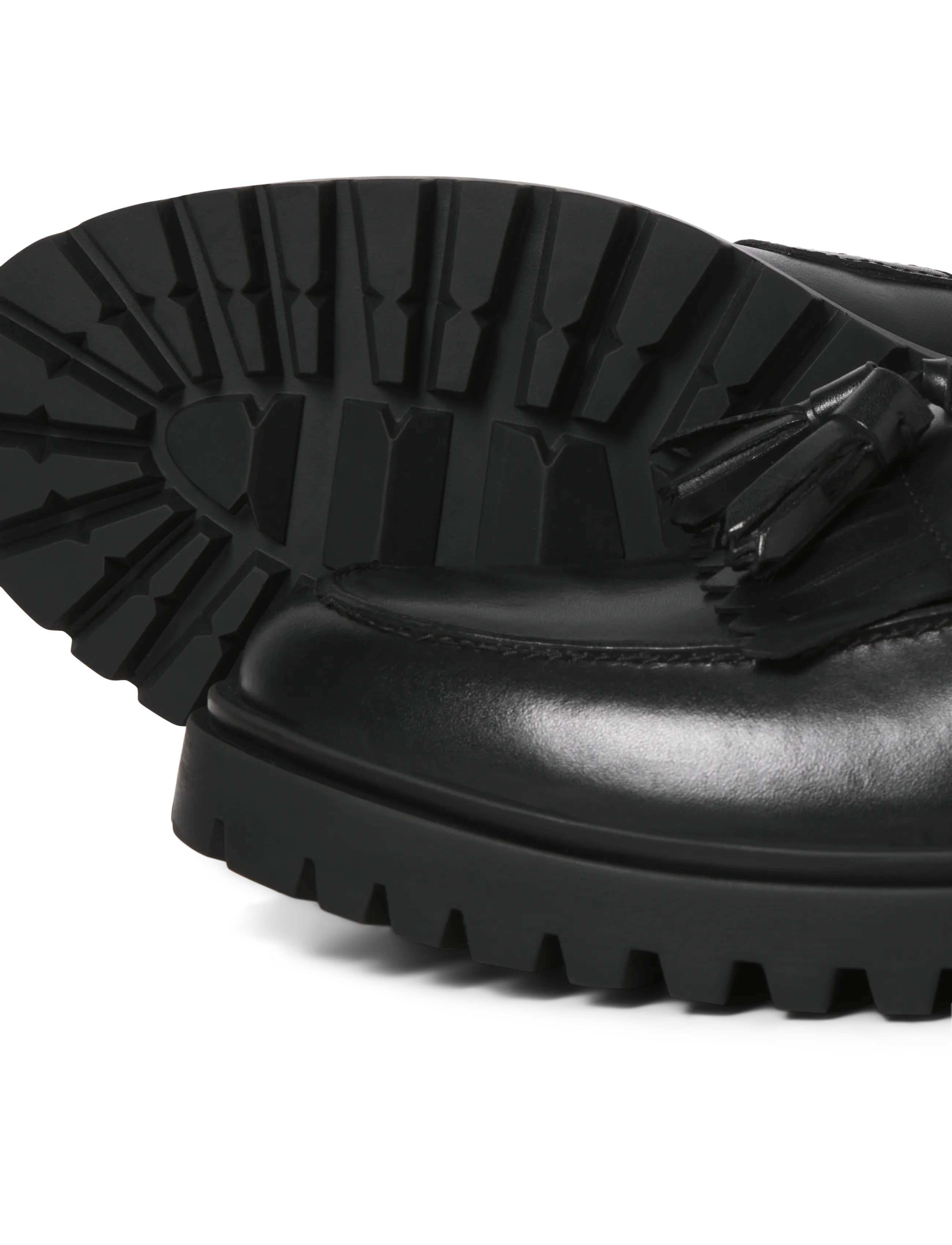 Jack & Jones - JFWMILANO LEATHER LOAFER - kollektioner - black - 3