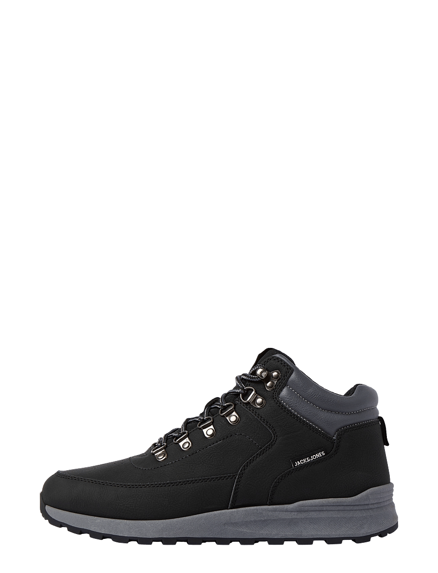 Jack & Jones - JFWEATON PU BOOT INTERNATIONAL CAMPAIGN - schnürstiefel - anthracite - 1