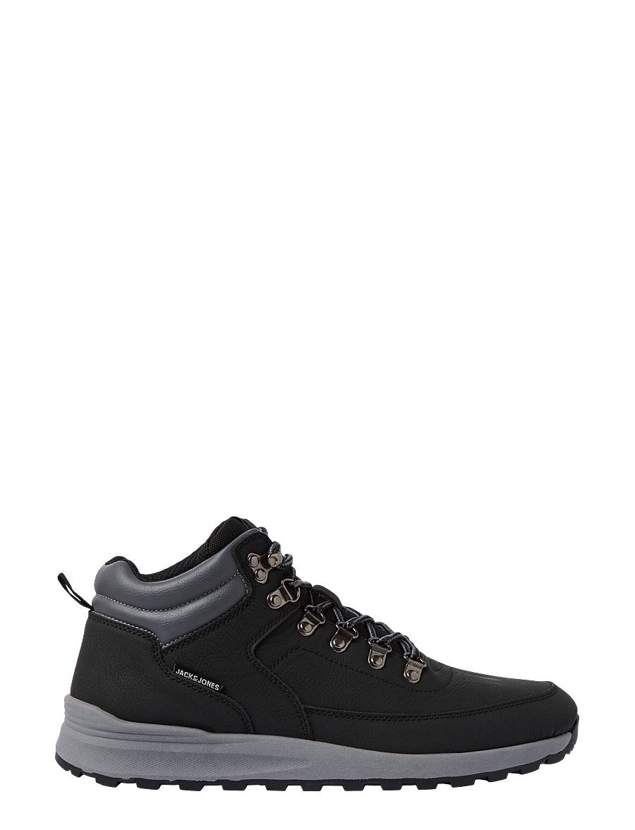 Jack & Jones - JFWEATON PU BOOT INTERNATIONAL CAMPAIGN - schnürstiefel - anthracite - 2