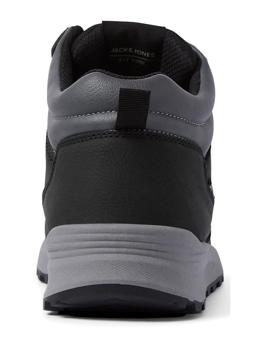 Jack & Jones - JFWEATON PU BOOT INTERNATIONAL CAMPAIGN - schnürstiefel - anthracite - 3