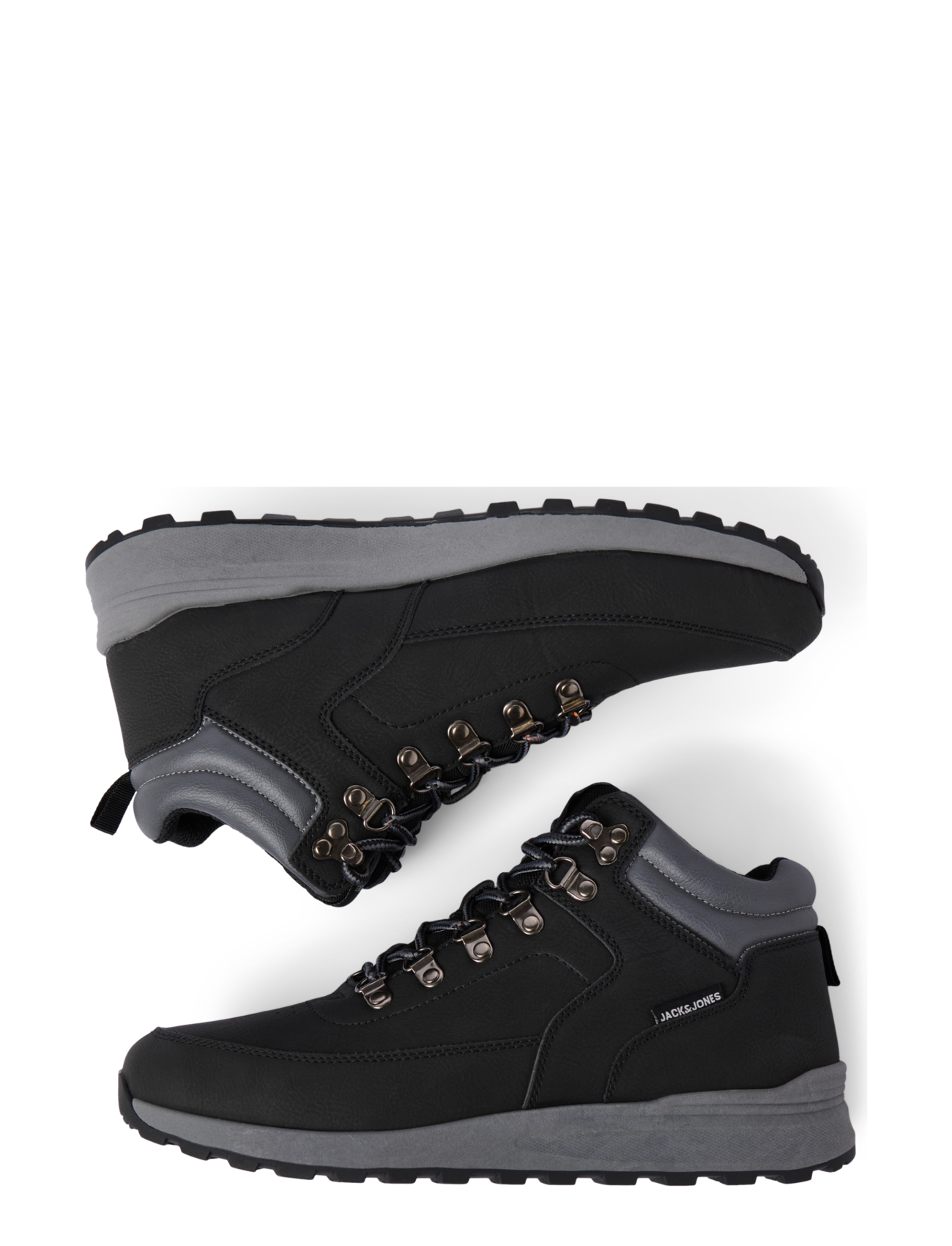 Jack & Jones - JFWEATON PU BOOT INTERNATIONAL CAMPAIGN - autumn savings - anthracite - 4