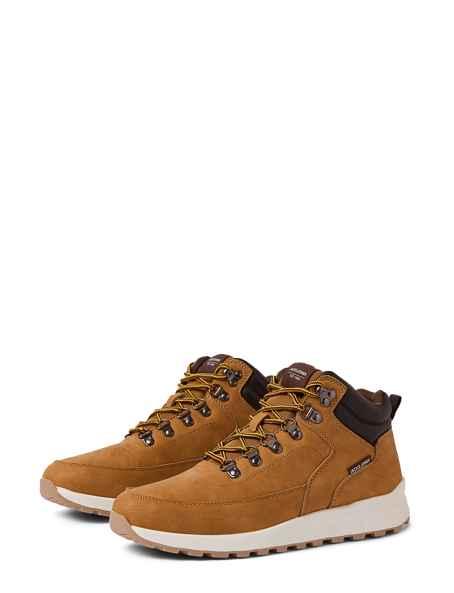 Jack & Jones - JFWEATON PU BOOT INTERNATIONAL CAMPAIGN - schnürstiefel - honey - 2