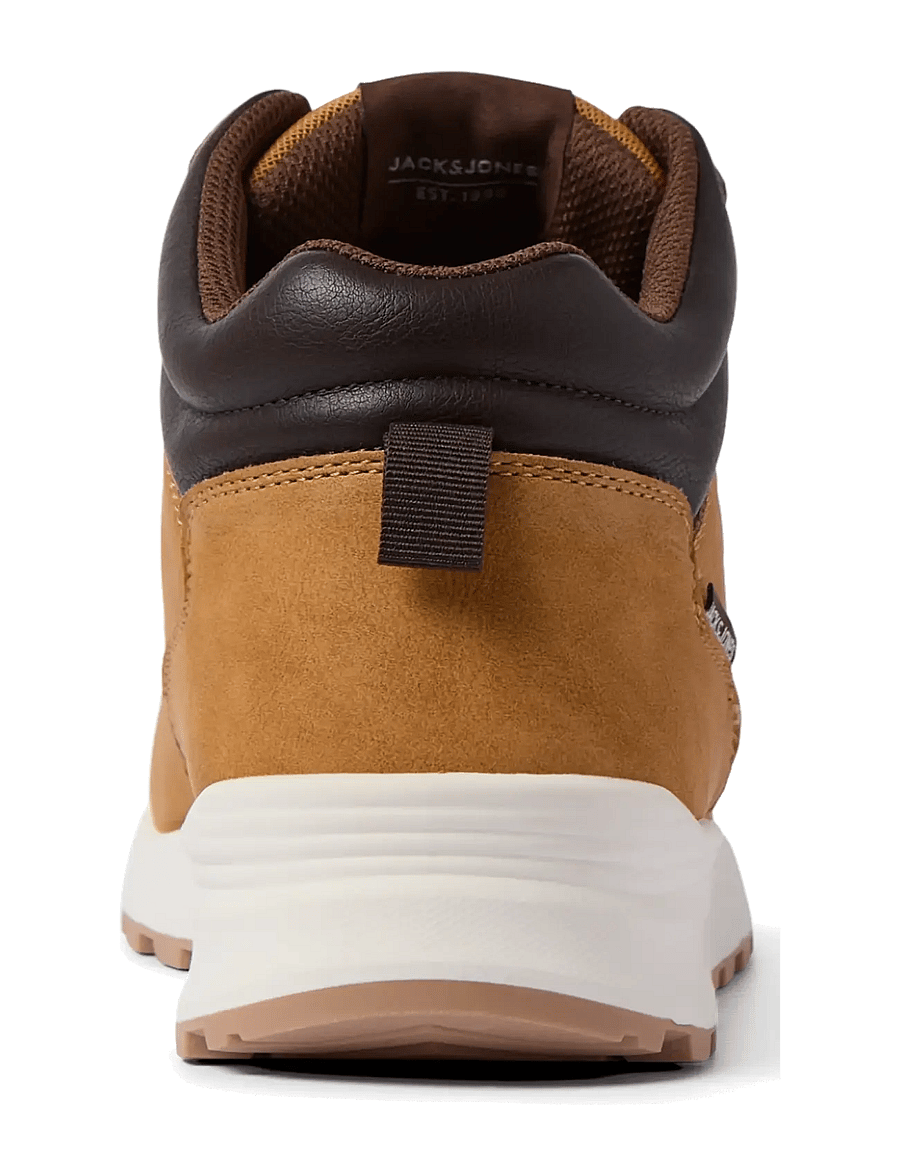 Jack & Jones - JFWEATON PU BOOT INTERNATIONAL CAMPAIGN - schnürstiefel - honey - 3