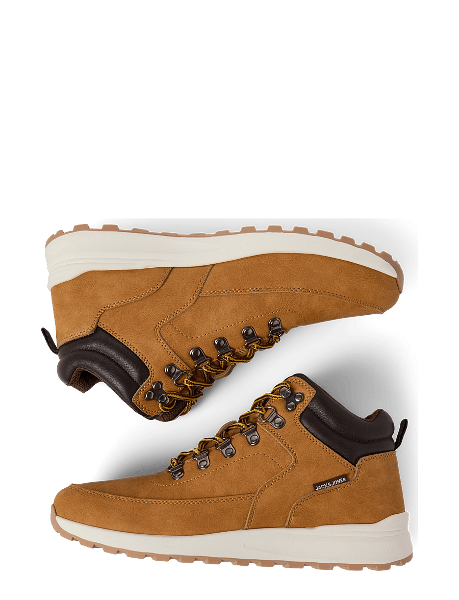 Jack & Jones - JFWEATON PU BOOT INTERNATIONAL CAMPAIGN - schnürstiefel - honey - 4