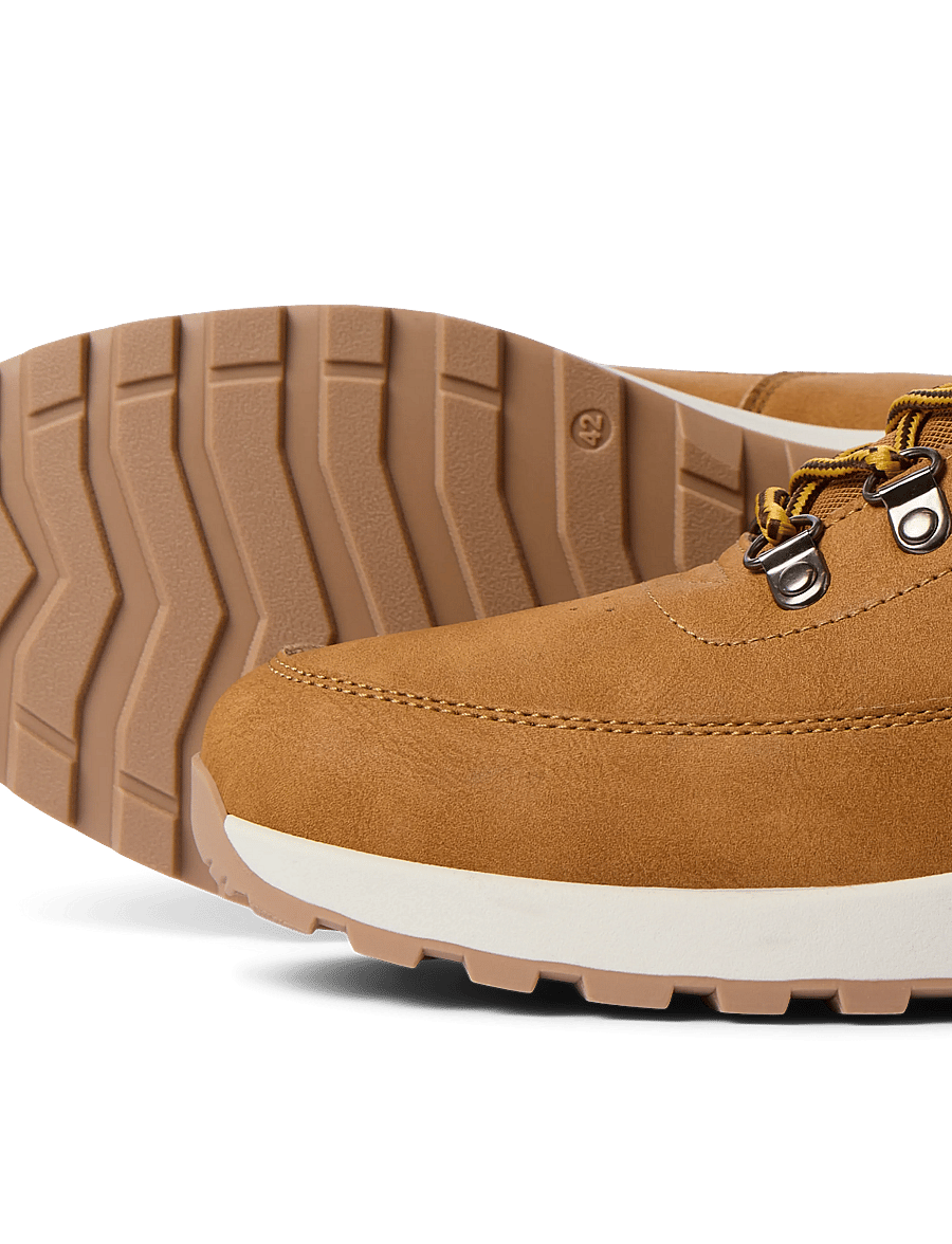 Jack & Jones - JFWEATON PU BOOT INTERNATIONAL CAMPAIGN - schnürstiefel - honey - 5