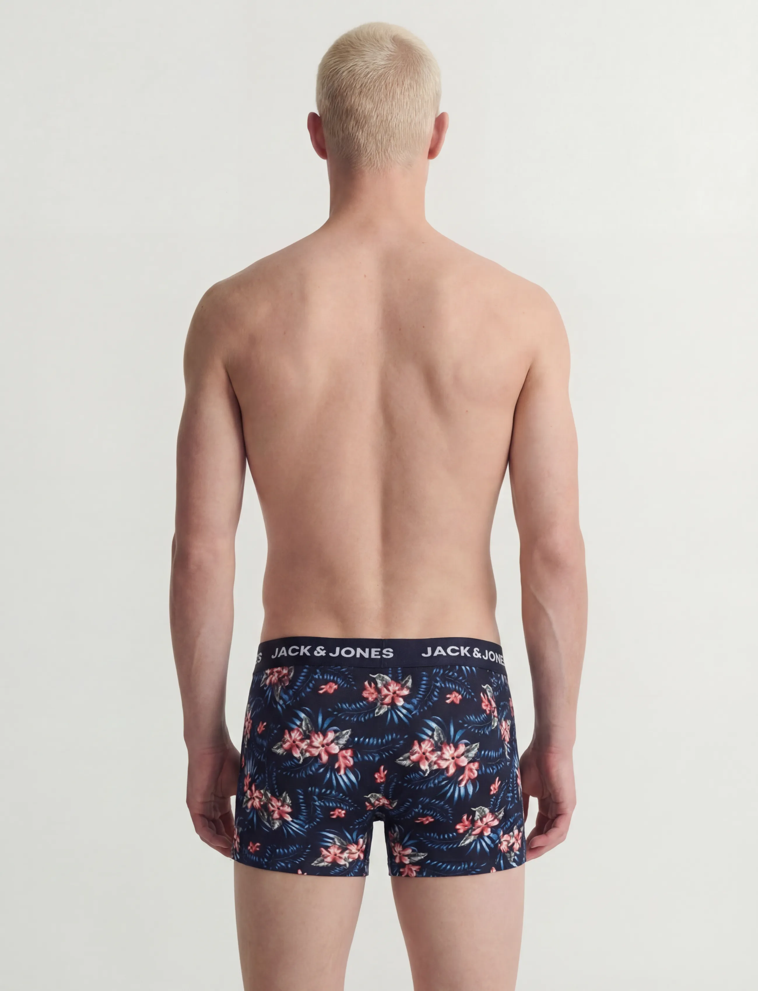 Jack & Jones - JACLAMINE FLOWER TRUNKS 3 PACK SN - sky captain - 4
