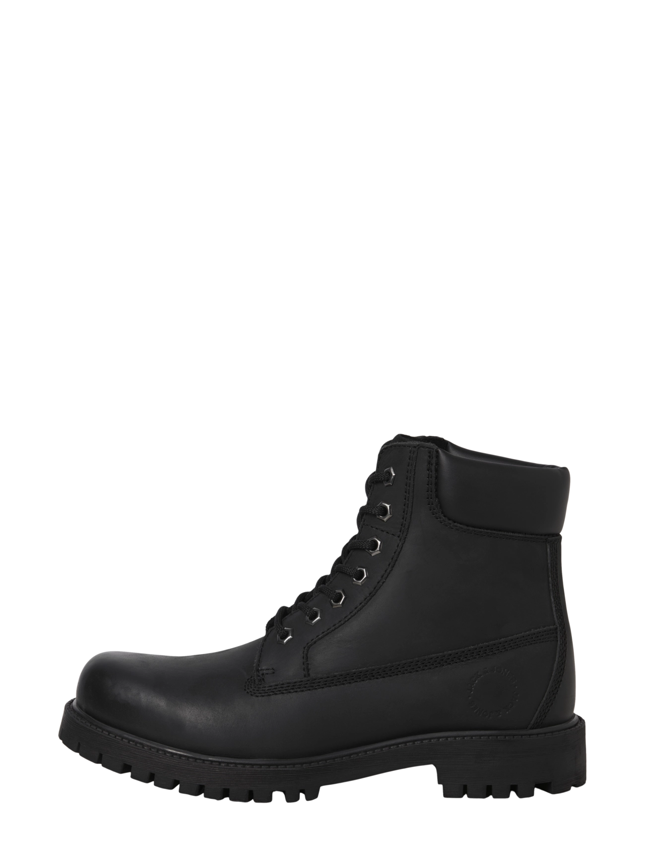 Jack & Jones JFWMONTANA LEATHER BOOT LN - Veterlaarzen - ANTHRACITE / grey