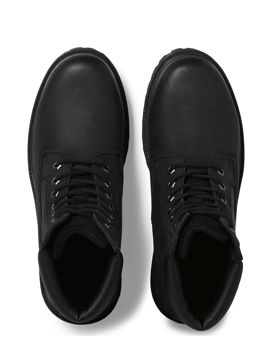 Jack & Jones - JFWMONTANA LEATHER BOOT LN - schnürstiefel - anthracite - 1