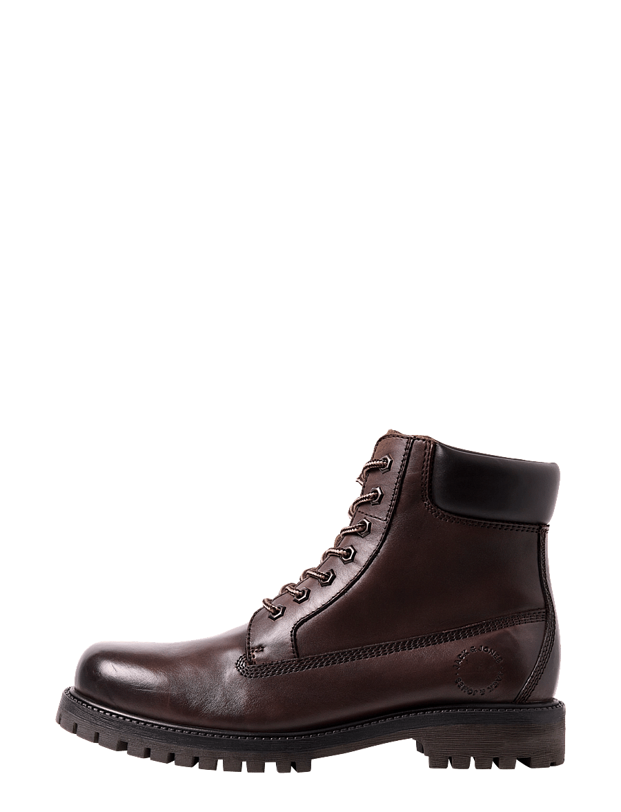 Jack & Jones - JFWMONTANA LEATHER BOOT LN - brown stone - 1