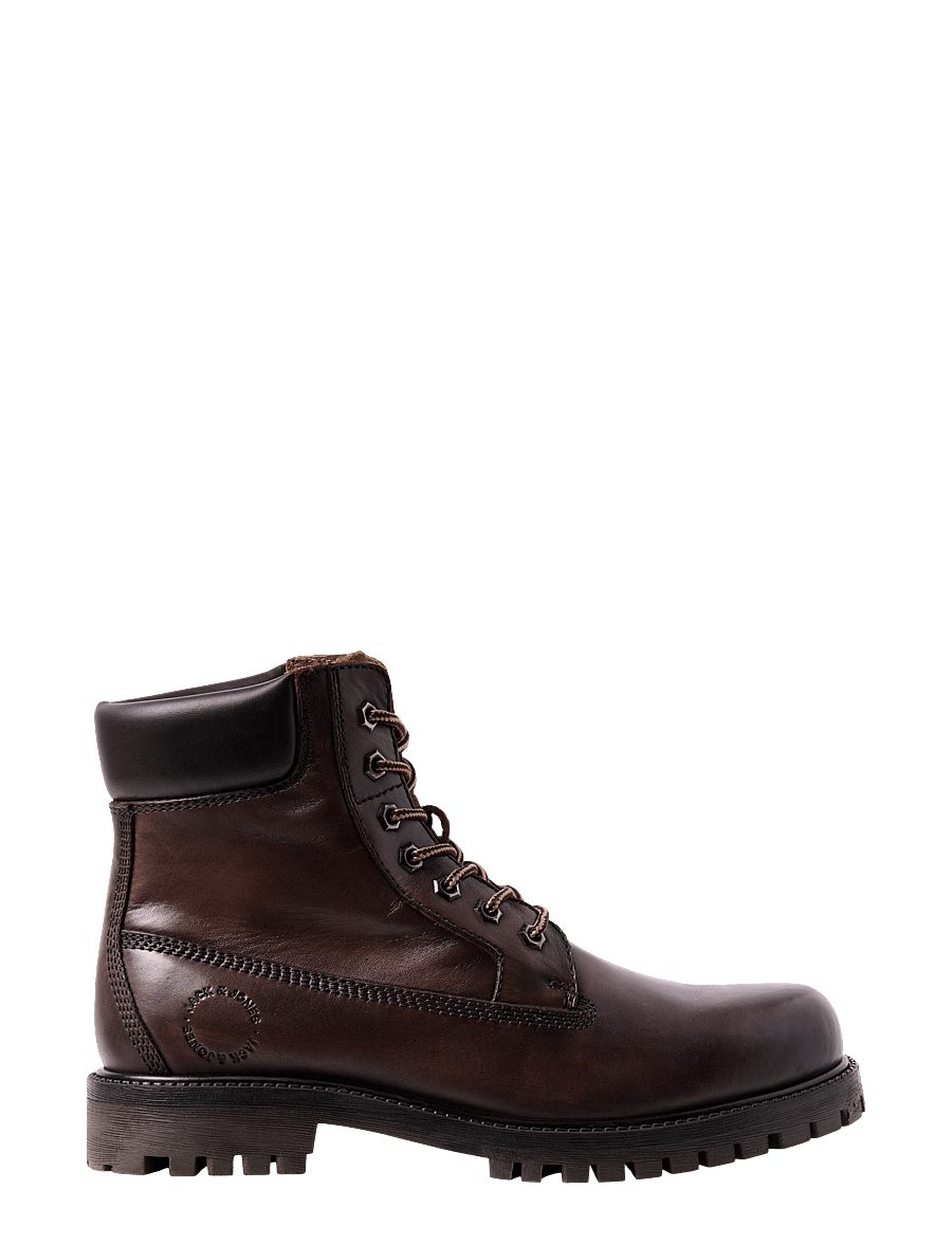 Jack & Jones - JFWMONTANA LEATHER BOOT LN - brown stone - 2