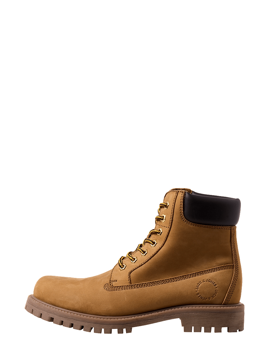 Jack & Jones - JFWMONTANA LEATHER BOOT LN - schnürstiefel - honey - 1