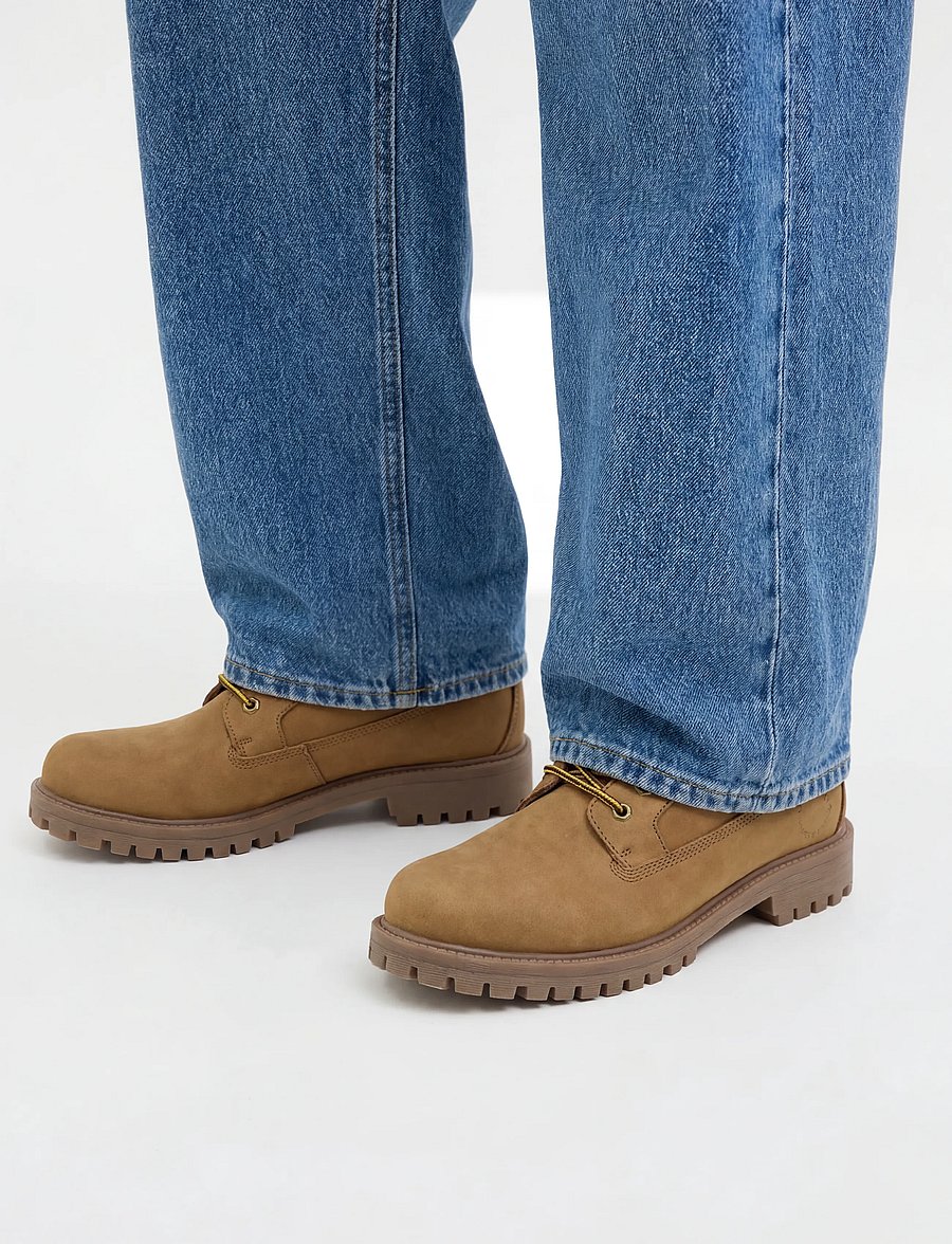Jack & Jones - JFWMONTANA LEATHER BOOT LN - schnürstiefel - honey - 0