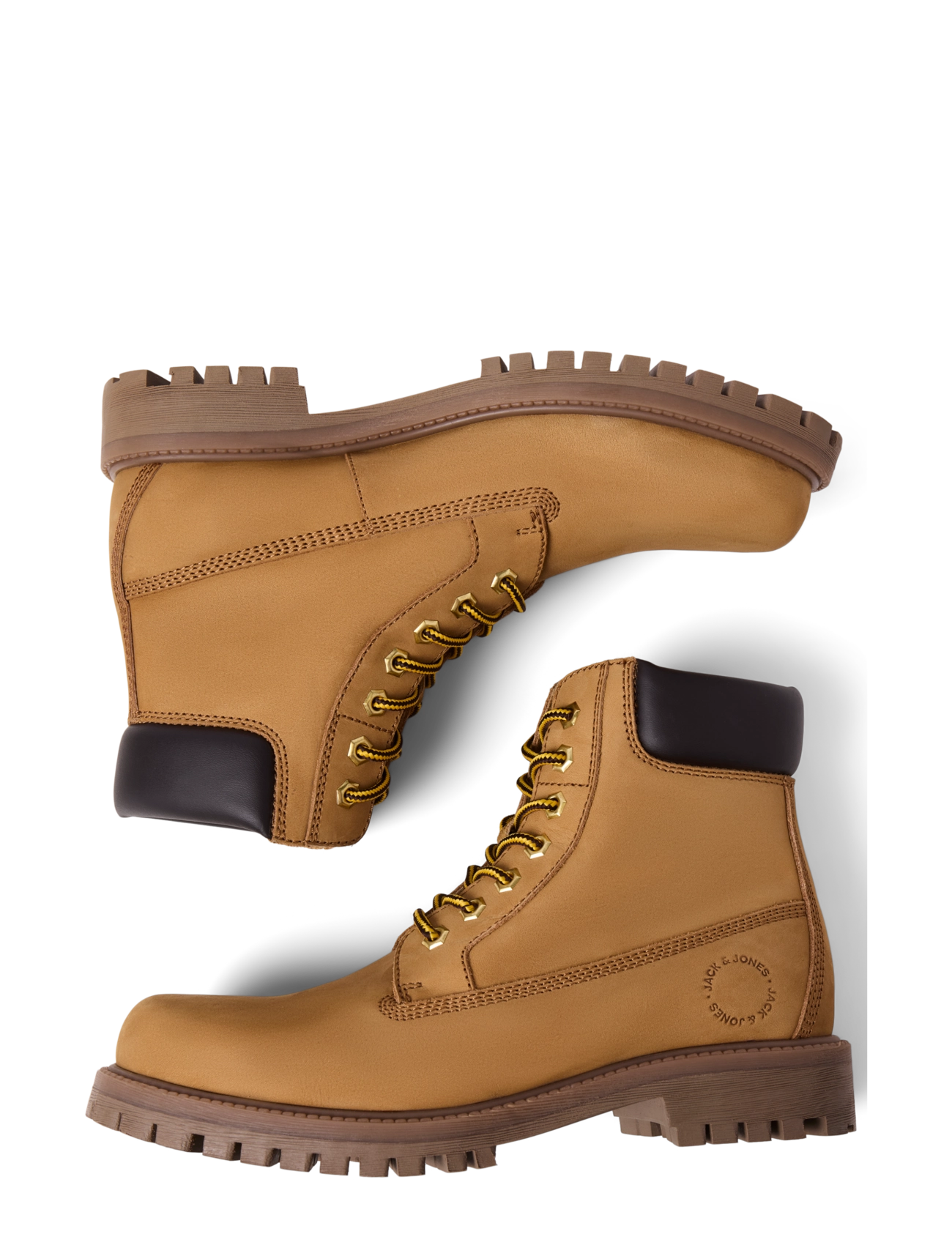 Jack & Jones - JFWMONTANA LEATHER BOOT LN - herbstersparnisse - honey - 3