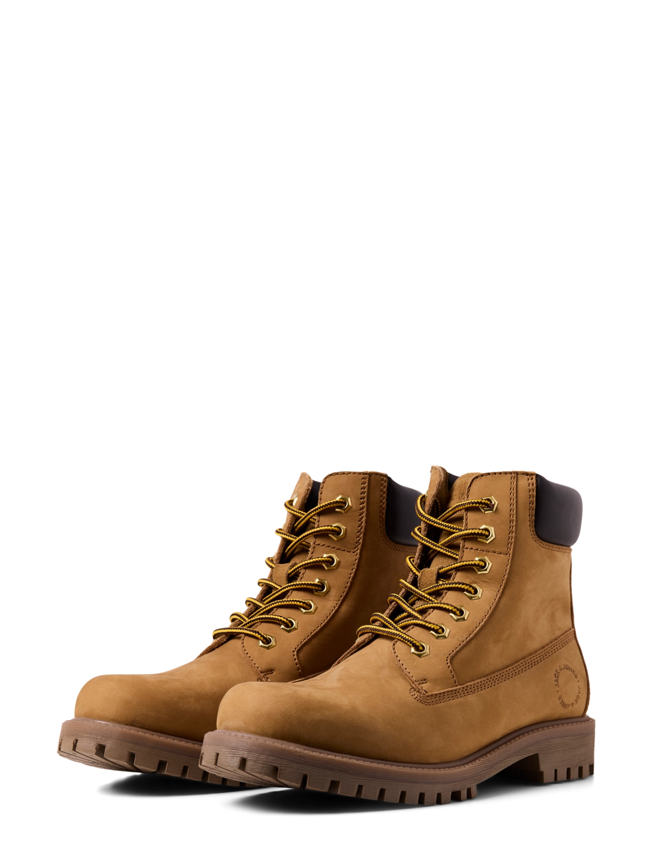 Jack & Jones - JFWMONTANA LEATHER BOOT LN - herbstersparnisse - honey - 5