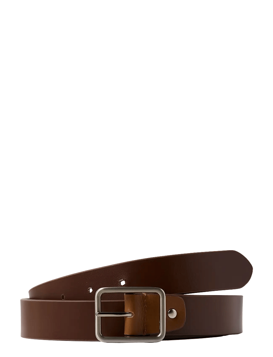 Jack & Jones - JACWINSTON REVERSIBLE LEATHER BELT - classic belts - cognac - 1