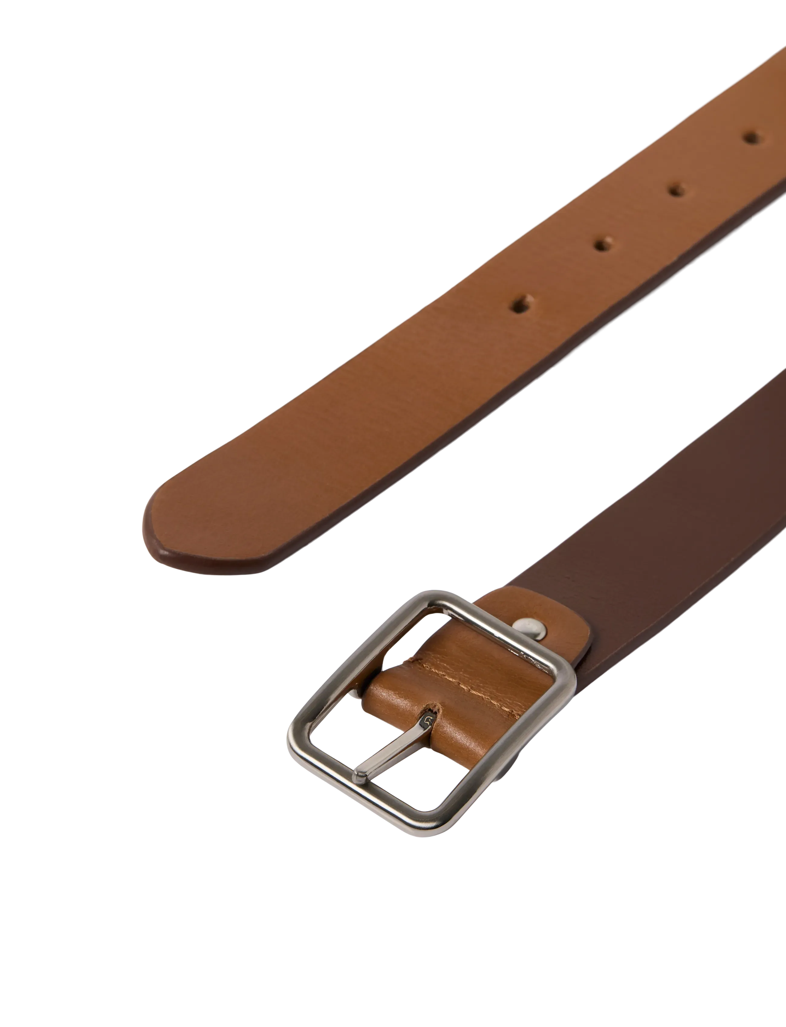 Jack & Jones - JACWINSTON REVERSIBLE LEATHER BELT - classic belts - cognac - 5