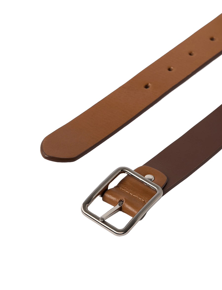 Jack & Jones - JACWINSTON REVERSIBLE LEATHER BELT - classic belts - cognac - 5