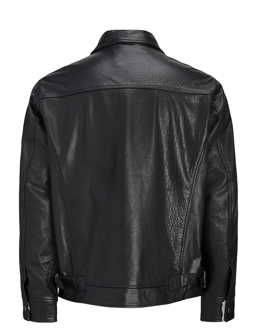 Jack & Jones - JPRBLUDEAN LEATHER JKT - kevadjoped - black - 1