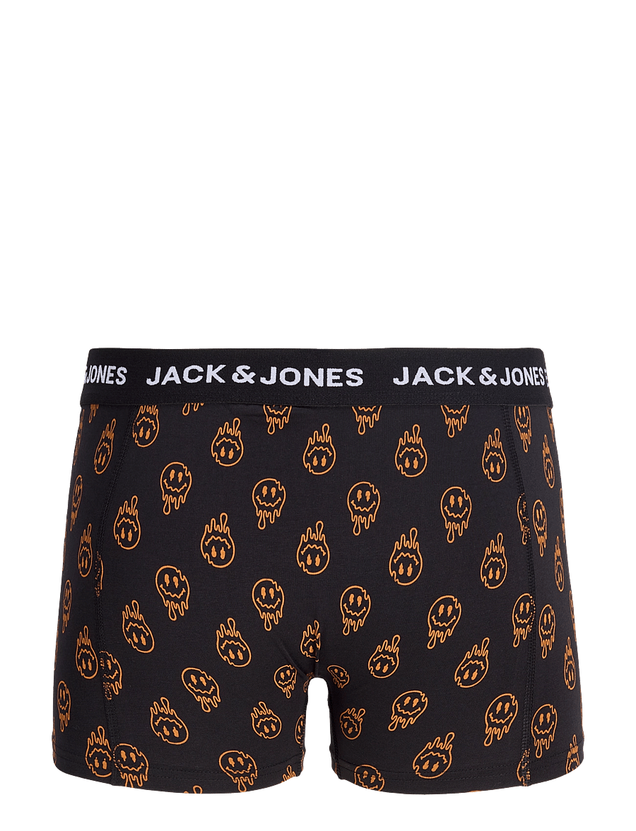Jack & Jones - JACDALE SMILEY TRUNKS 3 PACK SN - enge boxershorts - black - 2