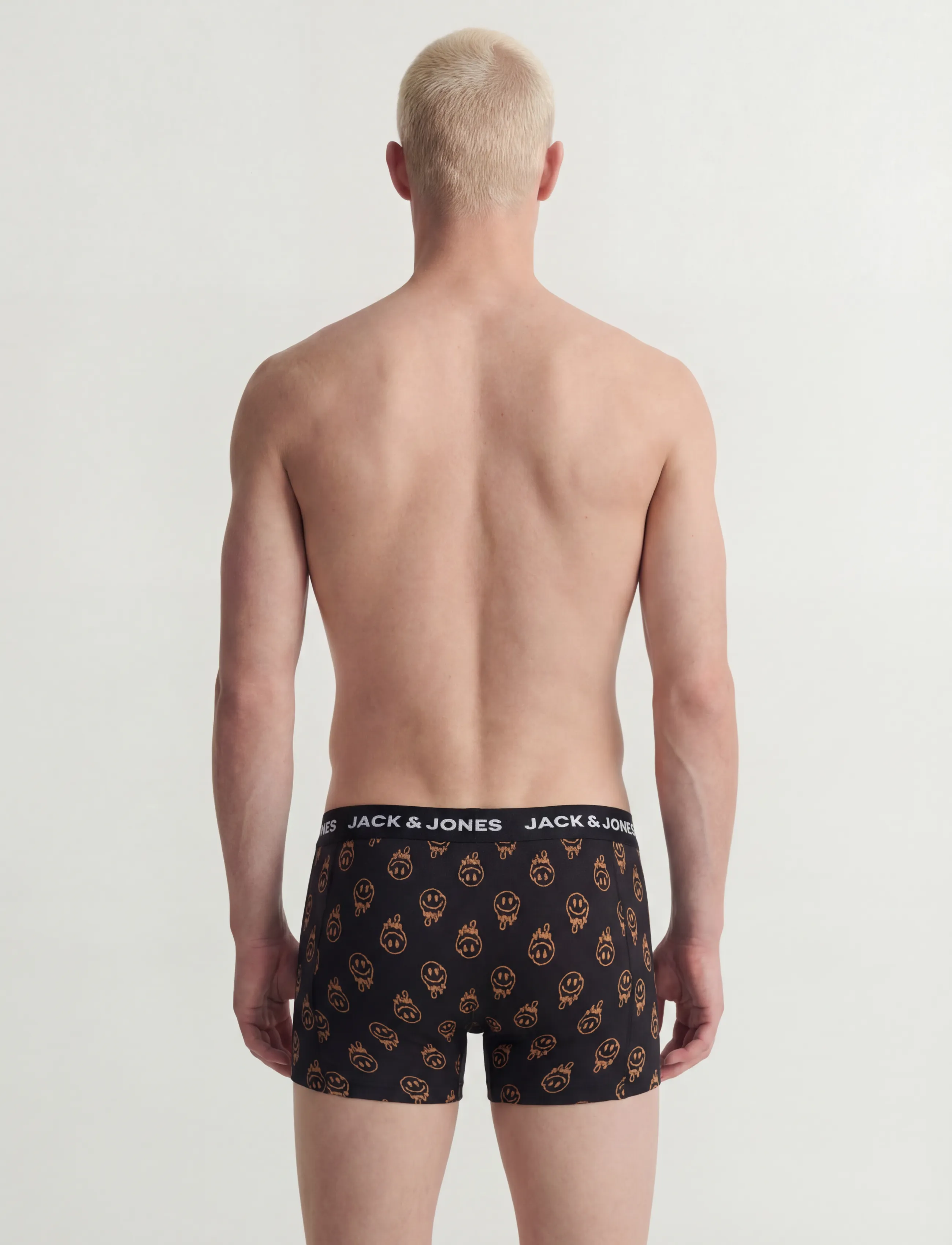 Jack & Jones - JACDALE SMILEY TRUNKS 3 PACK SN - boxer briefs - black - 4