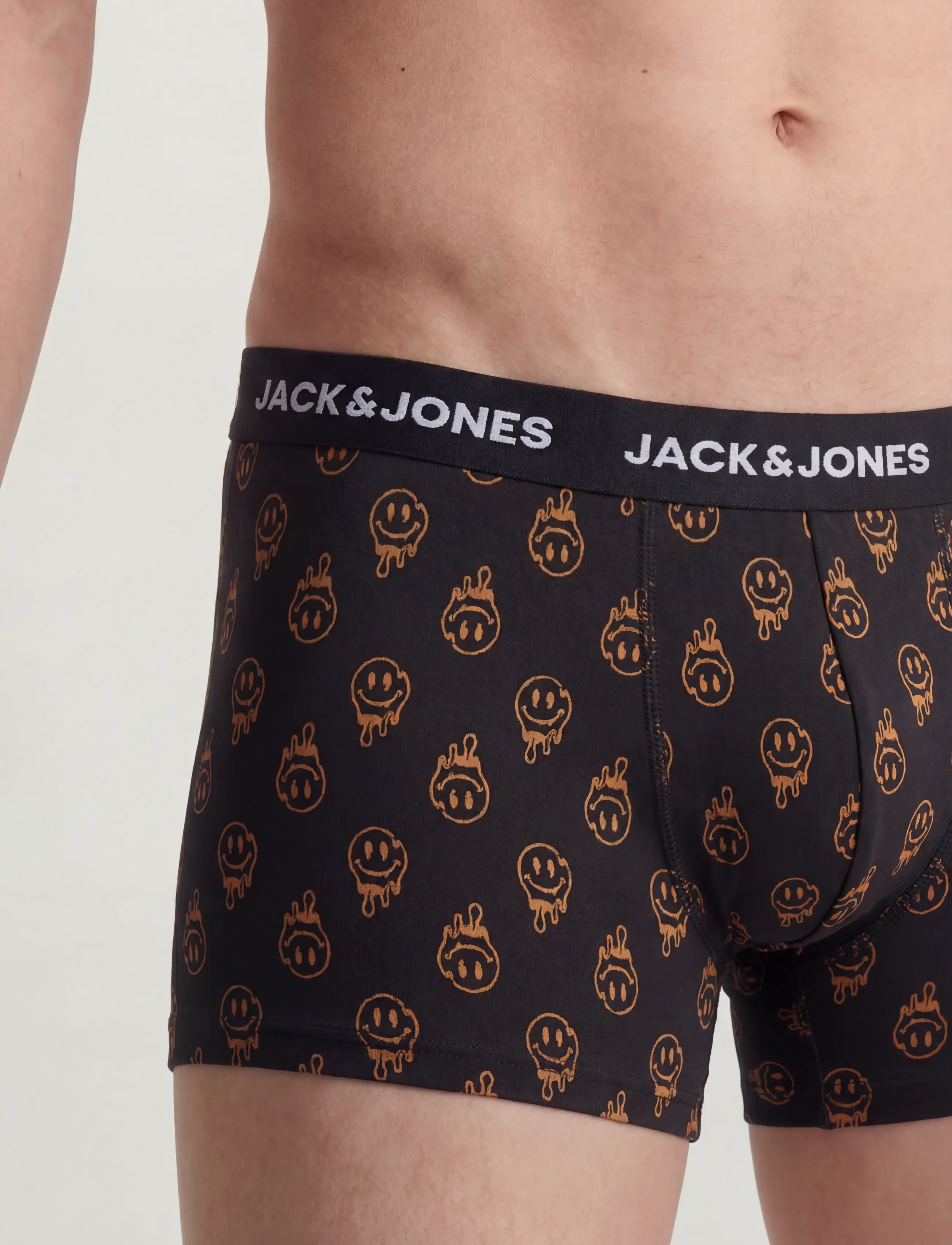 Jack & Jones - JACDALE SMILEY TRUNKS 3 PACK SN - boxer briefs - black - 5