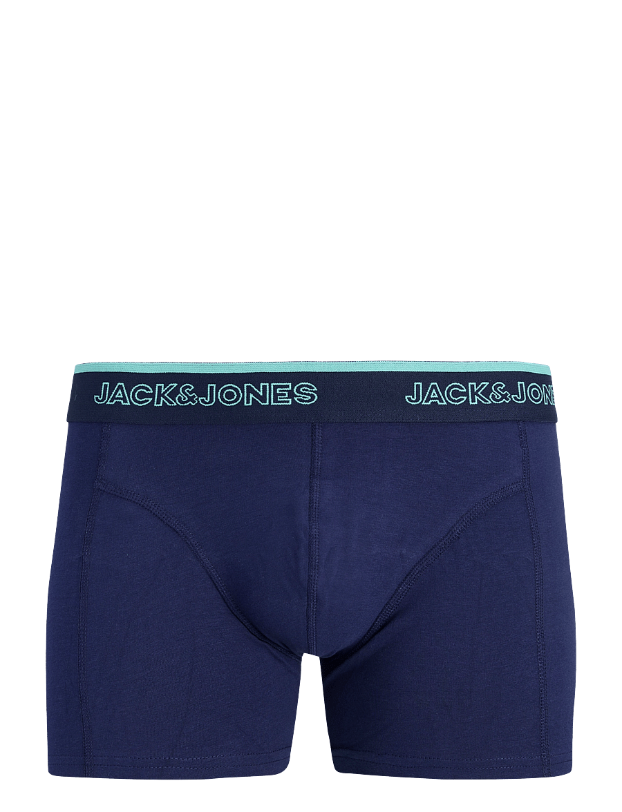 Jack & Jones - JACAARON FLOWER TRUNKS 3 PACK - unterhosen im multipack - ocean cavern - 4