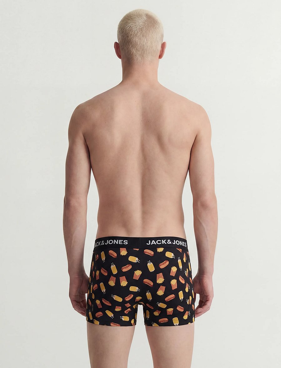 Jack & Jones - JACKEVIN FOOD TRUNKS 3 PACK - black - 3