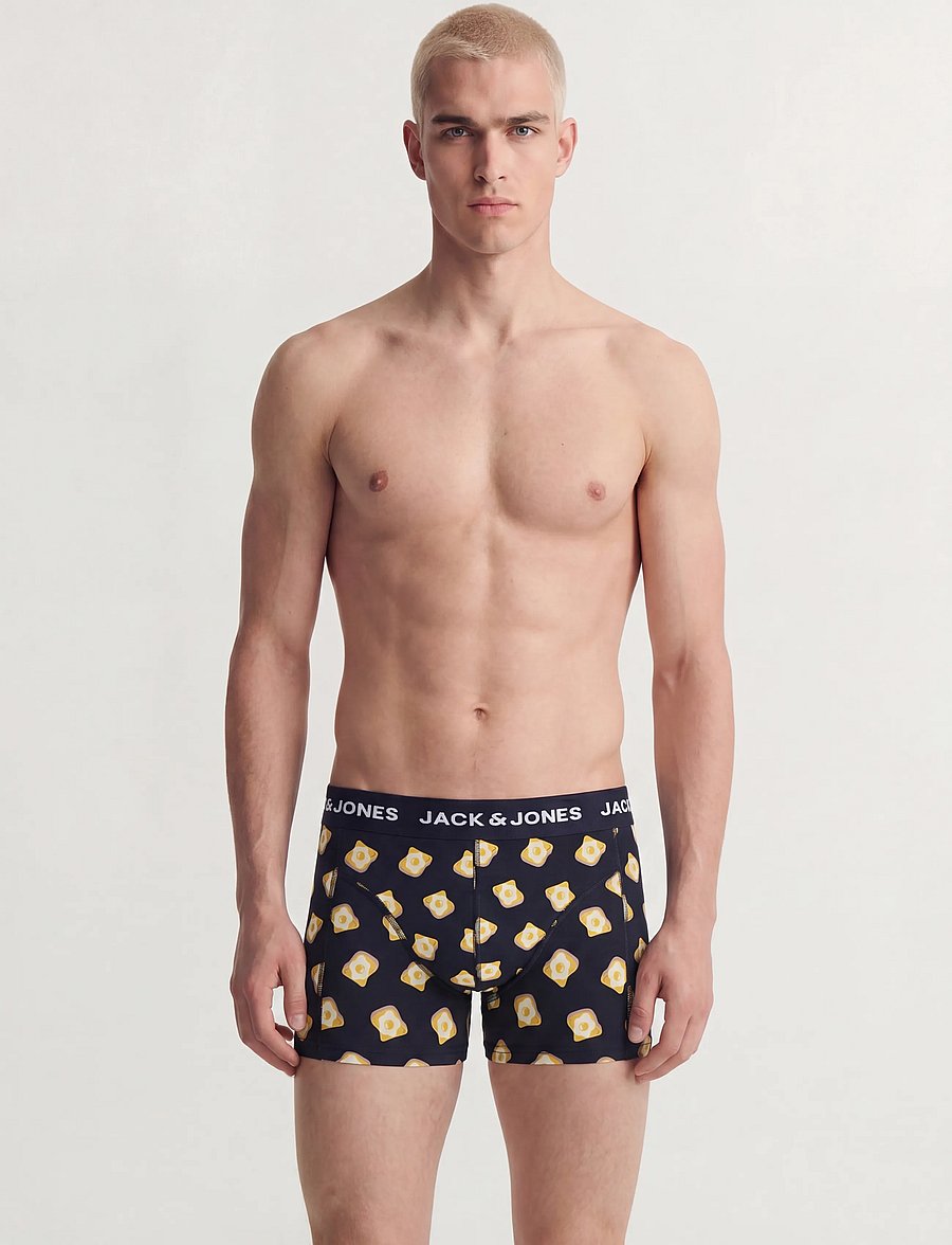 Jack & Jones - JACKEVIN FOOD TRUNKS 3 PACK - black - 4