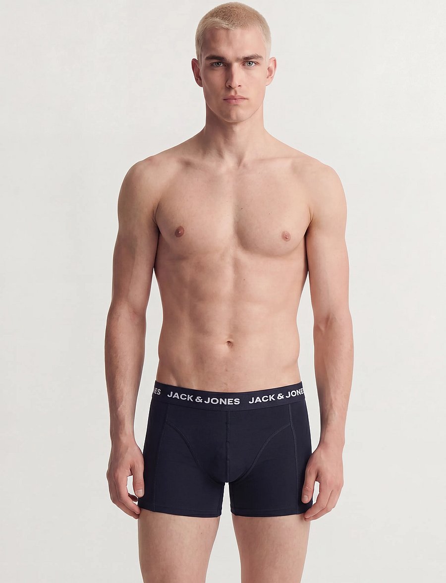 Jack & Jones - JACKEVIN FOOD TRUNKS 3 PACK - black - 5