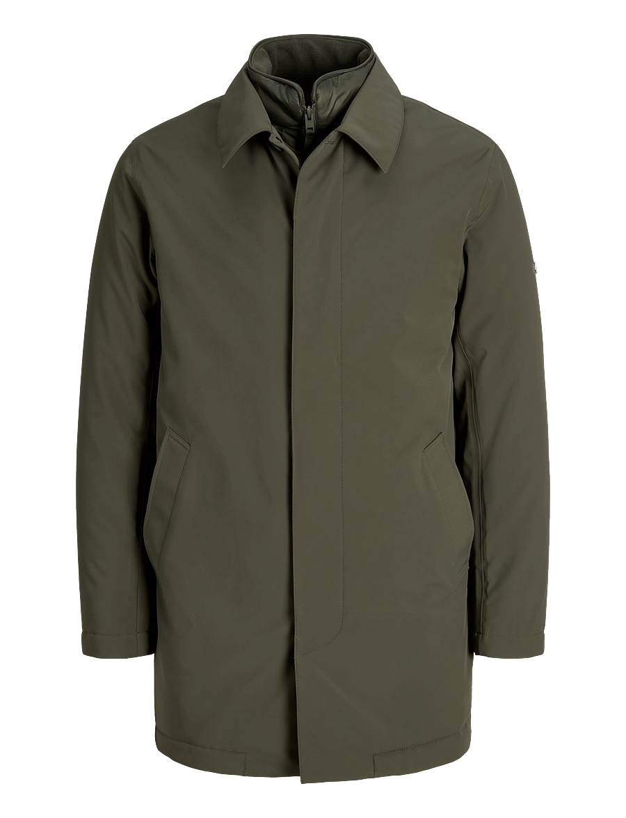 Jack & Jones - JPRBLADEVON MAC COAT SN - leichte mäntel - forest night - 0
