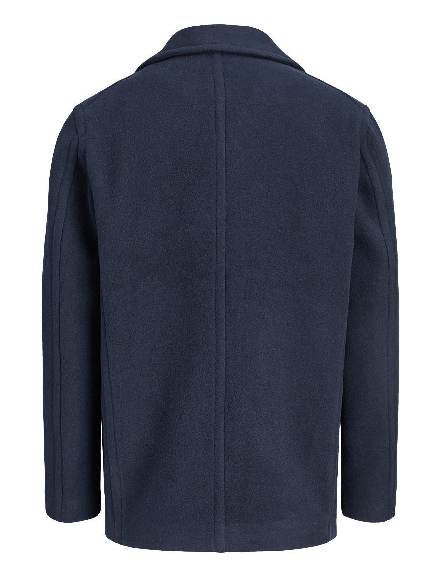 Jack & Jones - JPRBLUNEIL WOOL BLEND PEACOAT - ullrockar - dark navy - 1