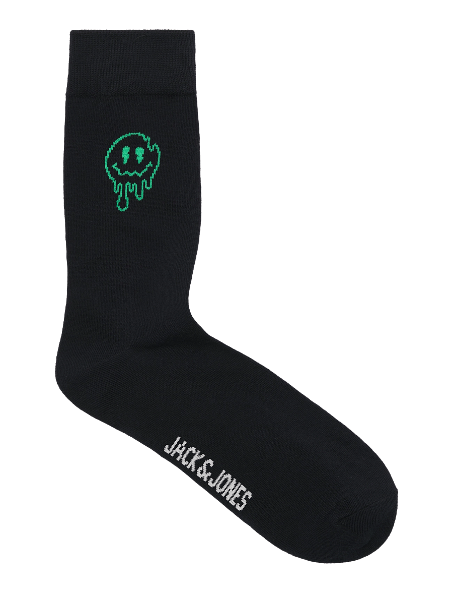 Jack & Jones - JACDALE SMILEY SOCKS 3 PACK - socken im multipack - black - 2