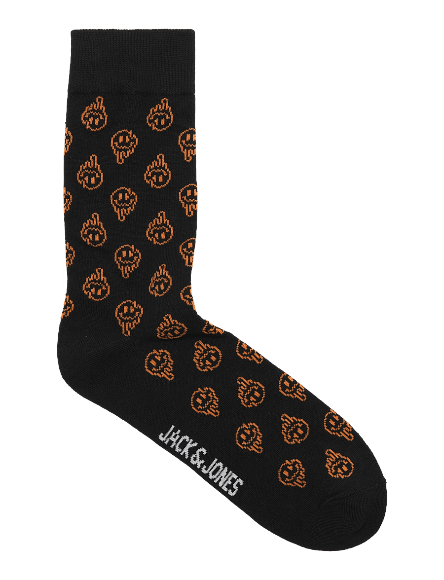 Jack & Jones - JACDALE SMILEY SOCKS 3 PACK - socken im multipack - black - 4