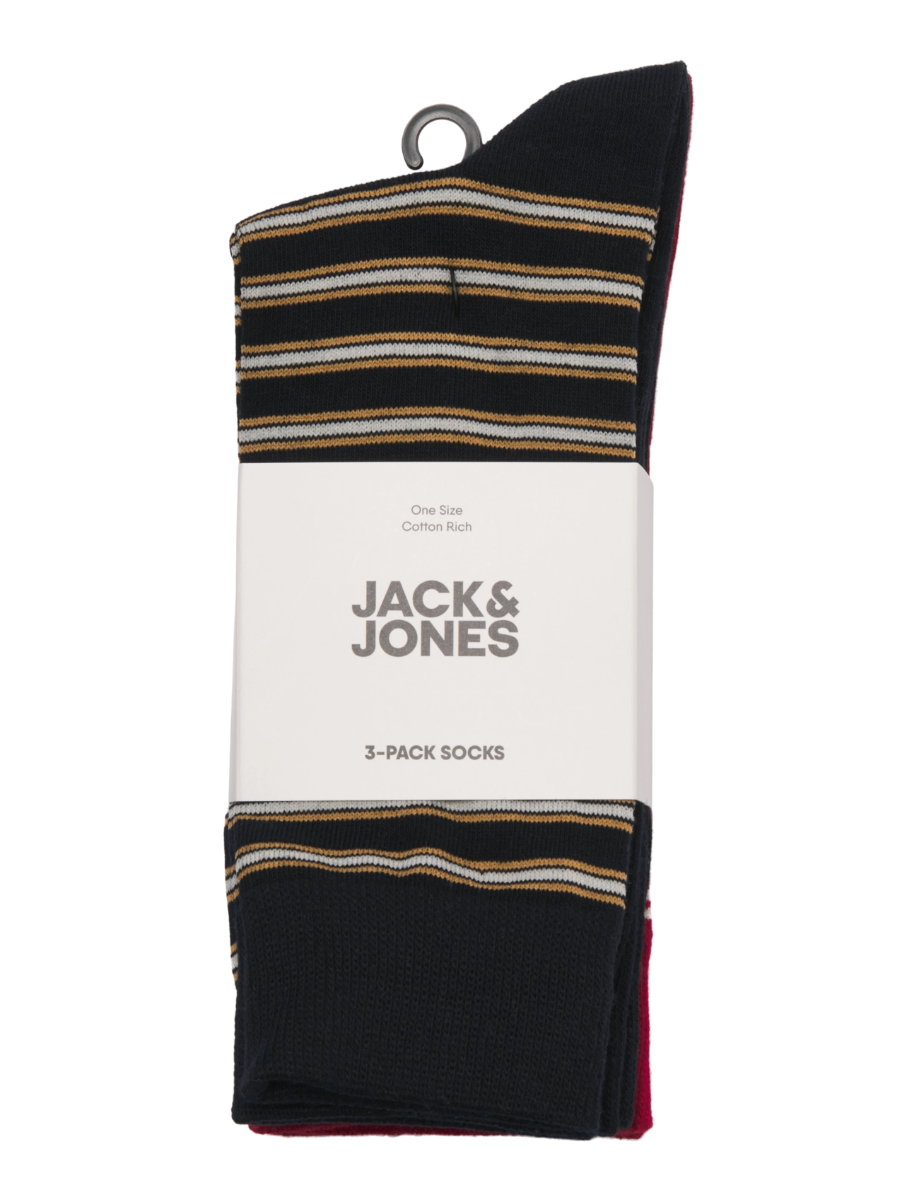 Jack & Jones - JACNORREBRO STRIPED SOCKS 3 PACK - tennissocken - sky captain - 1