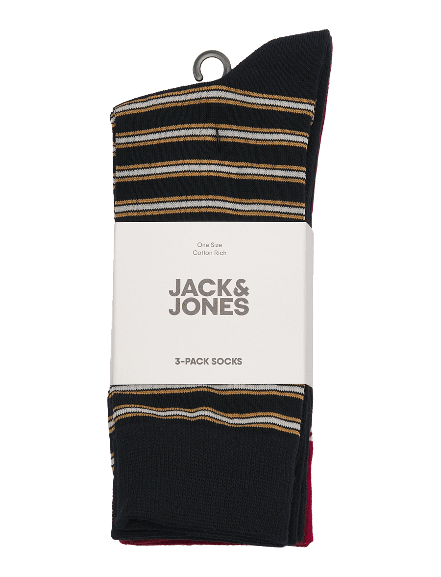 Jack & Jones - JACNORREBRO STRIPED SOCKS 3 PACK - tennissocken - sky captain - 1