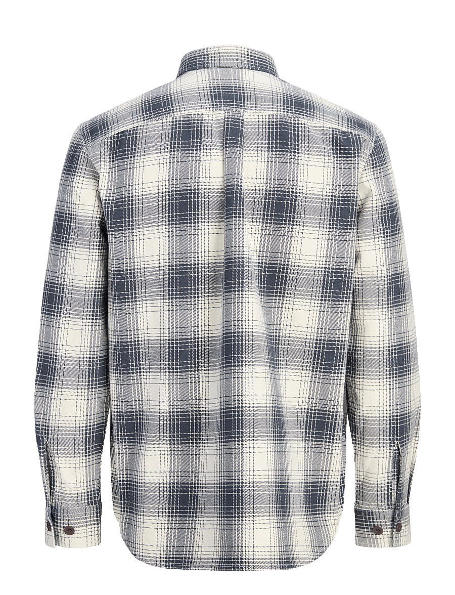 Jack & Jones - JPRBLUIVY CHECK L/S OVERSHIRT SN - ruudulised särgid - dark navy - 1